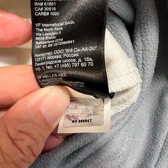 The North Face Calentito Soft Shell Jacket Women’s Large Color Cream And Gray - Picture 11 of 11